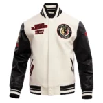 chicago blackhawks retro varsity jacket