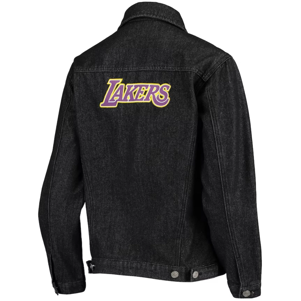 lakers-denim-black-jacket
