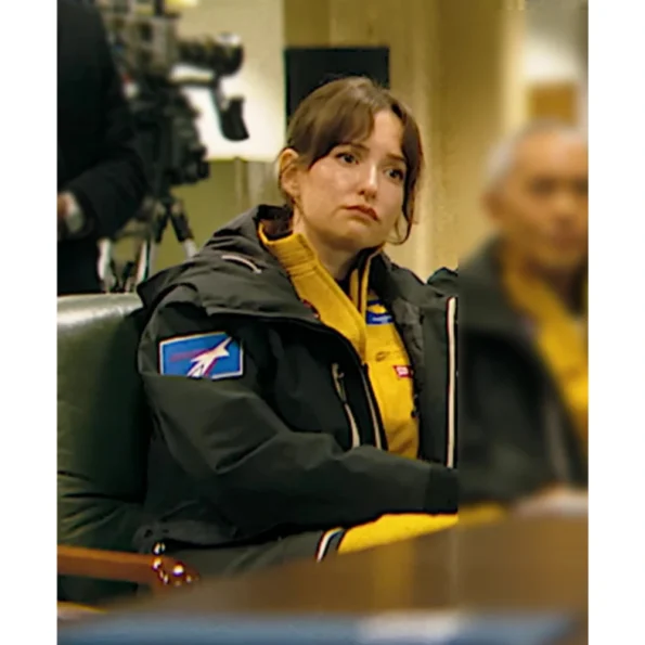 liz-kingsman-project-hail-mary-2026-dr-annie-shapiro-black-jacket