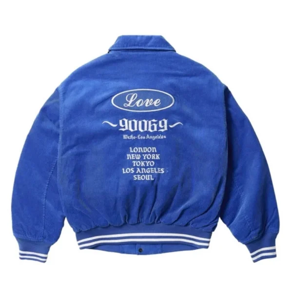 palace-love-bomber-blue-varsity-jacket