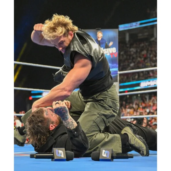wwe-logan-paul-smackdown-black-leather-vest